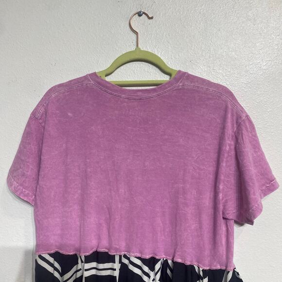 Upcycled Nirvana Maxi Dress Sz M - Picture 6 of 11